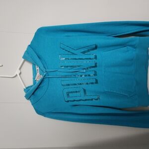 Teal Hoodie with Front Pocket